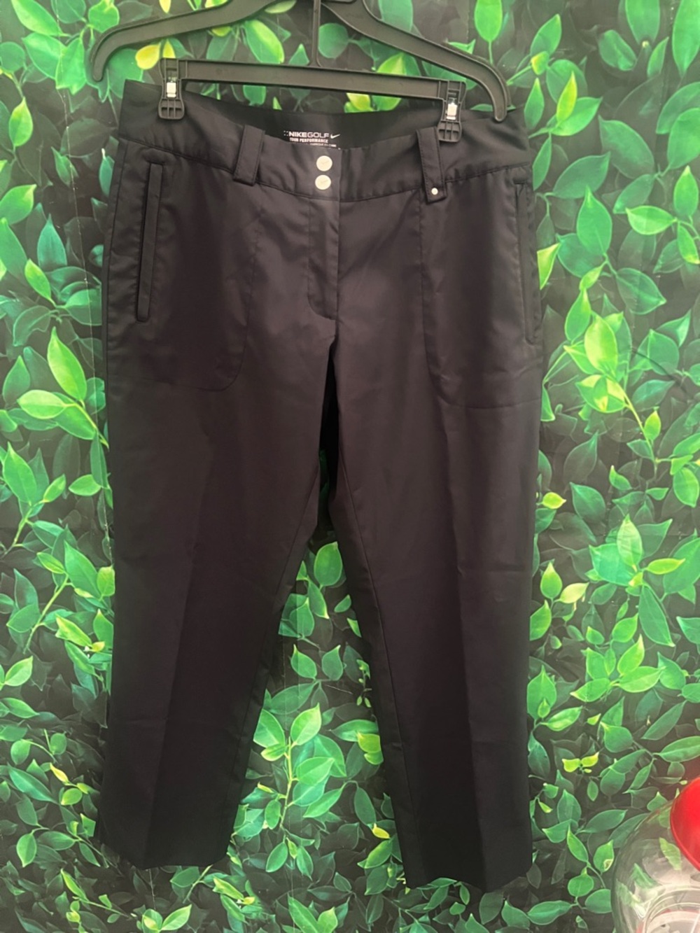 Nike Black Straight-Leg pants women
